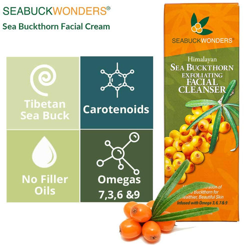 Organic Sea Buckthorn Exfoliating Facial Cleanser, 4 FL OZ