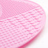 Makeup Brush Cleaner Mat, Silicone Brush Cleaning Pad Big Size with Suction Cup for Makeup Brush Cleaning (Pink)