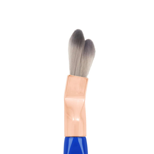 Bdellium Tools Professional Makeup Brush - Golden Triangle 951 Small Slanted Double Dome Blender, Vegan Synthetic