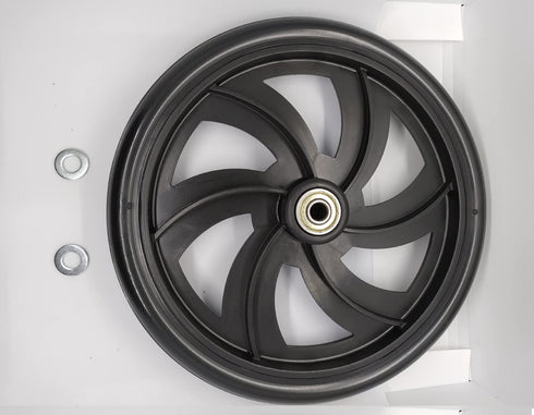 Replacement Wheel for Rollator Model 10257, Applicable Model:10257/86860/86850/425,Walker Rollator Replacement 7.5" Wheels (Available Before and After) Black-1Ea by N\P