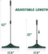 Artificial Turf Rake Carpet Rake, SOYUS Grass Broom Hand Rake with Adjustable Handle, Steel 32 to 52 Inches