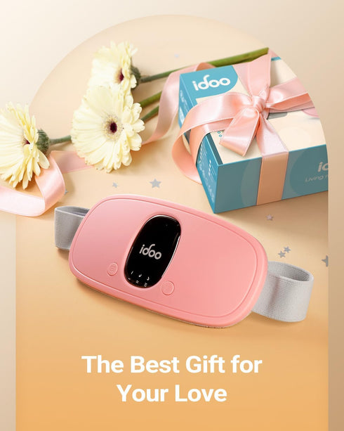 iDOO Pink Portable Heating Pad - Ideal Mother's Day Gift