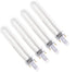 XICHEN 4 PCS/Set Light Bulbs Replacement, 9W UV 365nm Lamp Bulb Tube for Nail Art Dryer