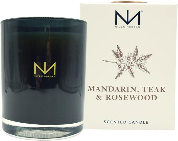 Niven Morgan Mandarin, Teak and Rosewood Scented Candle 11 oz