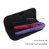 Professional Ceramic Mini Flat Iron 1/2", Anti-Frizz, Fast Heating, Versatile Styling for Curly & Straight Hair