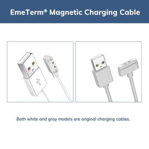 EmeTerm Original USB Magnetic Charging Cable for Anti-Nausea Wristbands, Fashion, Explore, and Smart Series (1 Pack)