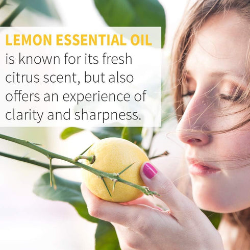 Garden of Life Essential Oil, Lemon, USDA Organic & Pure, Clean, Undiluted for Diffuser, Aromatherapy, 0.5 Fl Oz