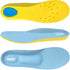 Shoe Insoles for Kids and Women, Comfortable Memory Foam Inserts for Sports, Pain Relief, Arch Support, Blue