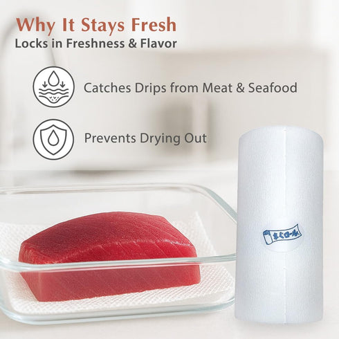 Magu Roll Paper Fish & Meat Preservation Paper Towels Fish Sashimi Paper