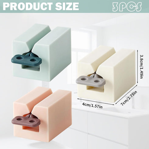 QUWXNXO 3 Pcs Toothpaste Squeezer,Tube Squeezer with Frosted Handles,Toothpaste Roller Squeezer Tool,Toothpaste Tube