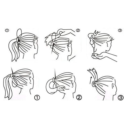 Plastic Magic Hair Braid Ponytail Maker Clip Tool, Simple DIY Hair Loop Accessories Kit