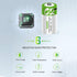 Lankoo 4pcs 1.5V 3300mAh 5000mWh 2.5 1200x C Battery USB Type-C C Rechargeable Batteries, High Capacity Hours Fast