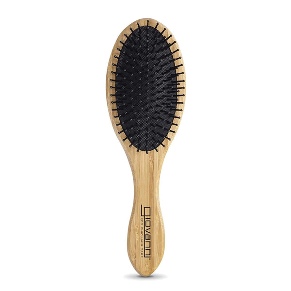 GIOVANNI Bamboo All-Purpose Dressing Comb, Wooden Wide Tooth Detangling Comb for All Hair Types