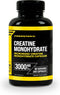 Primaforce Creatine Monohydrate Capsules - 240 Capsules, 3,000mg per Serving, Gluten Free