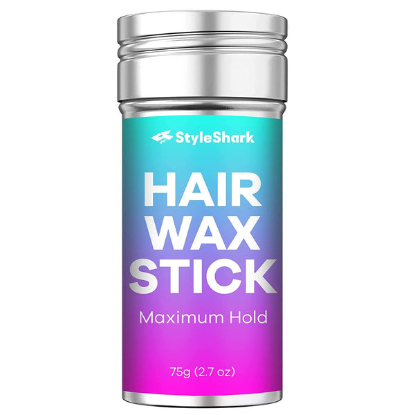 StyleShark Non-Greasy Hair Wax Stick 2.7 oz for Styling Flyaways and Frizz, Edge Control on Wigs and Hair