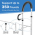 WISDEER Bed Rails for Elderly Adults Safety: Side Assist Grab Bar Handrails for Seniors with Dual Handle Rails