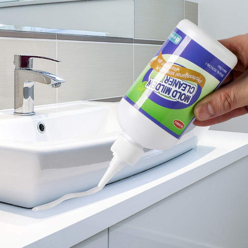 Mold Mildew Cleaner Gel, Household Cleaner for Wall Tiles Grout Sealant Bathroom Cleaning - 8 Fl.Oz (Pack of 1)