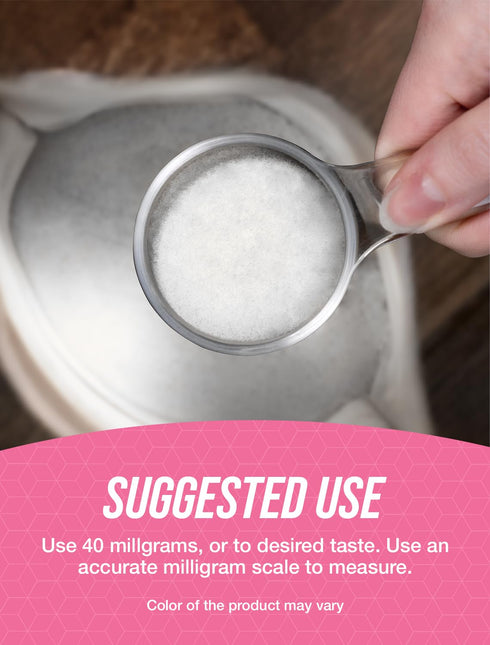 BulkSupplements.com Stevia Extract Powder, Zero Calorie Sweetener, Gluten Free, 500g