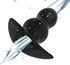 Soft Silicone Men's Hollow Anal Plug with Anchor Base - Adult Toy