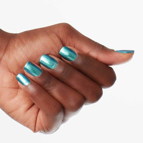 Nail Lacquer Nail Polish | Opaque Light Blue Green Shimmer, Chip Resistant, Vegan, Fast Drying, Streak Free by OPI