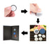 TUOKING Non-Magnetic Makeup Pans Metal Stickers for Blank Magnetic Makeup Palette, Diameter: 25mm
