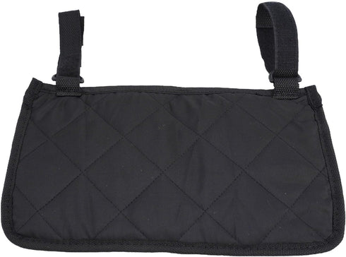 BGEARNIC 12.8"x7" Camping Chair Armrest Storage Bag, Reflective Strip Multi-Pocket Organizer, Polyester Cotton