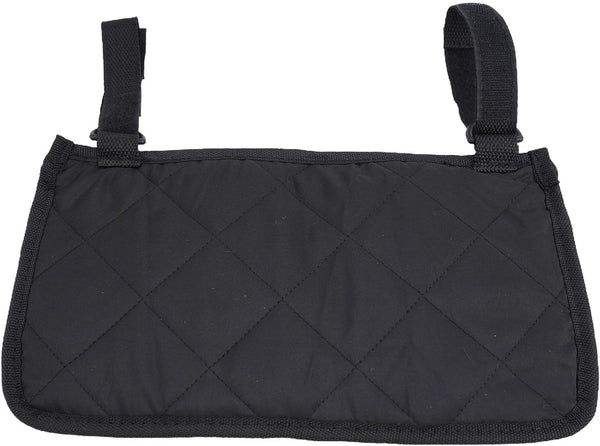 BGEARNIC 12.8"x7" Camping Chair Armrest Storage Bag, Reflective Strip Multi-Pocket Organizer, Polyester Cotton