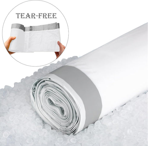 Reliable1st 18 100 Count 1.2 18 15 Inch Gallon Compactor Kitchen Trash Bags Heavy Duty Reinforced Drawstring Mil THICK