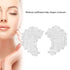 Jade Eye Mask, Moon Shape Jadestone Eye Pads for Cooling Facial Treatment, Travel and Vacation