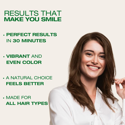 Naturigin Permanent Hair Color 5.0 Light Brown (Chocolate) – Ammonia Free, 100% Gray Coverage, Vegan
