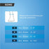 LP SUPPORT 768 Ankle Support - Adjustable Pain Relief Brace for Tendonitis, Sprains, Strains, Black (Small)
