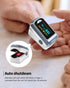Pulse Oximeter HealthTree Oxygen Monitor Fingertip, Bluetooth Pulse Ox with Free APP, O2 Pulse Oximeter and Heart Rate