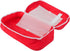 First Aid Kit Empty Medical Storage Bag, Red Trauma Bag for Emergency First Aid Kits, Car Workshop Cycling Outdoors