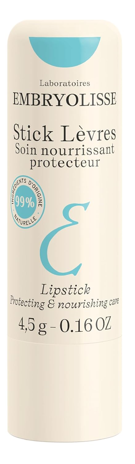 Embryolisse Protective Repair Lip Balm, Shea Butter Care for Hydration and Protection of Chapped Lips, 0.16 oz