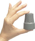Crutch Tips, Replacement Medical Cane Tips, 7/8 Inch, Gray, 2 Pcs