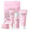 Sakura Travel Skincare Set for Teenage Girls - 4 Piece Gentle Skin Cleaning & Care Travel Size Kit