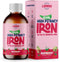 Llorens Liquid Iron Supplement, 100mg Polysaccharide Iron Complex, 6 oz - High Potency for Women & Adults, Raspberry