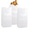 Duro 8# White Paper Lunch Bags, 100 Count - Bulk Disposable SOS Paper Sacks for Takeout/Delivery