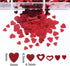 6 Grids Heart Nail Sequins 3D Holographic Nail Glitter Flakes for Valentine's Day Nail Decals for Women