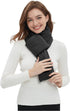 JIAHG USB Heated Scarf, Hot Therapy Neck Heating Pad with Adjustable Temperature Control for Pain Relief