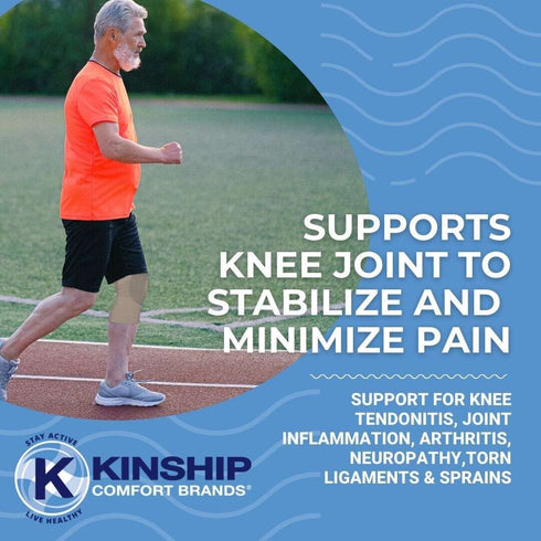 Compression Knee Braces for Meniscus Tear, Arthritis, Joint Pain Relief & Injury Recovery, Pack of 2 for Running