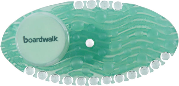 Boardwalk CURVP010I060M02AAS8100 Solid Curve Air Freshener, Cucumber Melon Fragrance, Green (10/Box)