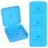 ARGOMAX Retainer Case - 4 Piece Aligner and Braces Box in Blue