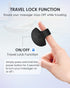 Pinkmini Portable Facial Massage Ball, Waterproof Rechargeable Powerful Multifunctional Eye Finger and Neck Mini