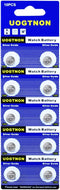 393 SR754W(SR754SW) 1.55V Silver Oxide Watch Battery (10 Pack)