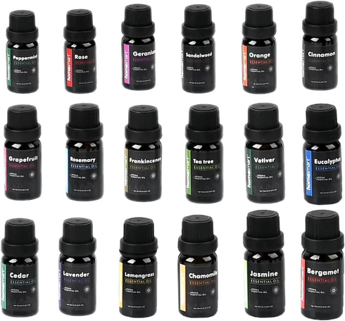 Essential Oils Set - 18 Pack Pure Organic Essential Oils for Diffuser,