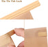 TOSPARTY 50 5.1 3.9 11 Inch Packaging PCS Bread Bags, x x Brown Kraft Paper Cookie Bags with Tin Tie Tab Lock