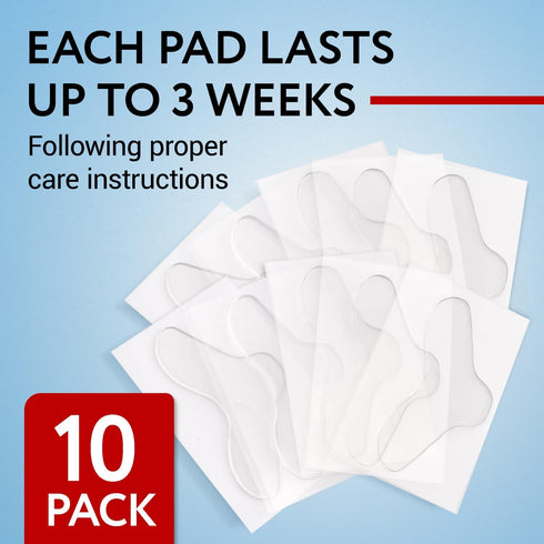 Impresa 10 Pack Custom-Trimmable Nasal & Nose Pads for CPAP Mask - Comfort Pad for Sleep Apnea
