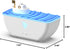 Laviniar 300ml 7 Essential Oil Diffuser, Boat Quiet Portable Humidifier Aroma Diffuser, with Colors Light