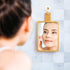 Natural Bamboo Folding Desk Table Mirror - Portable Handheld/Stand Makeup Mirror, 5.1" W x 7.5" L